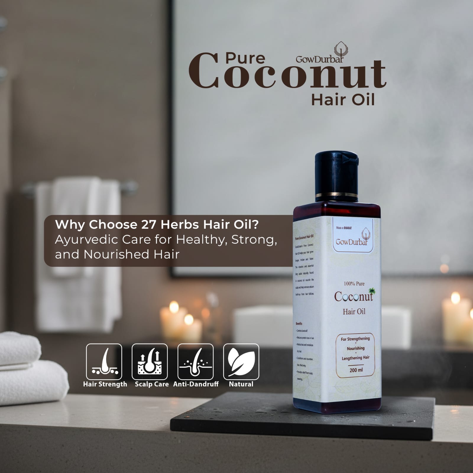 Pure Coconut Hair Oil