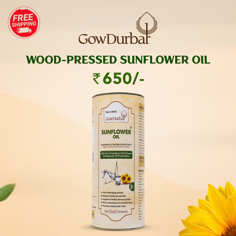 Wood-Pressed Sunflower Oil