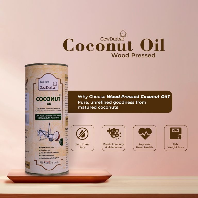 Wood-Pressed Coconut Oil