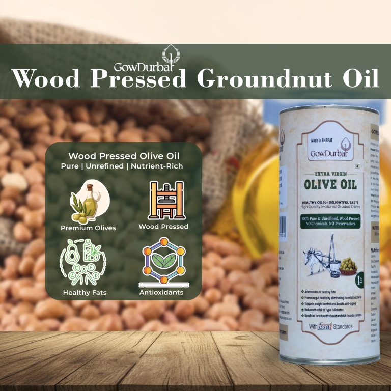 Wood-Pressed Groundnut Oil