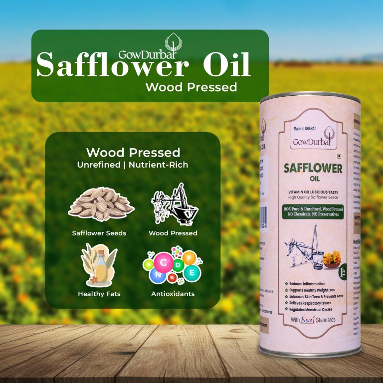 Wood-Pressed Safflower Oil