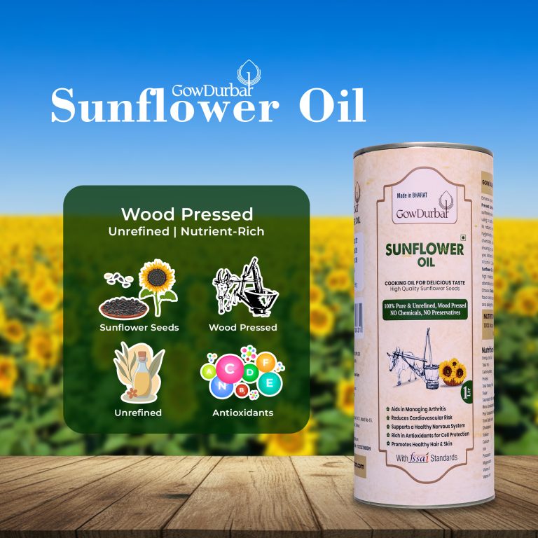 Wood-Pressed Sunflower Oil
